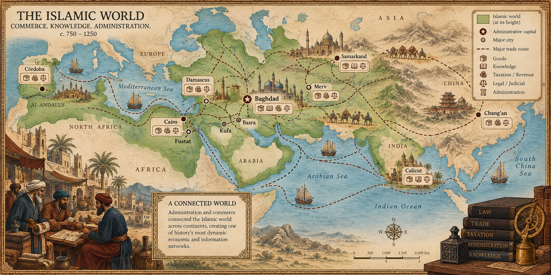 Age of Registers - The Islamic Caliphates Map