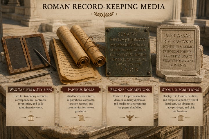 Roman Record-Keeping Media