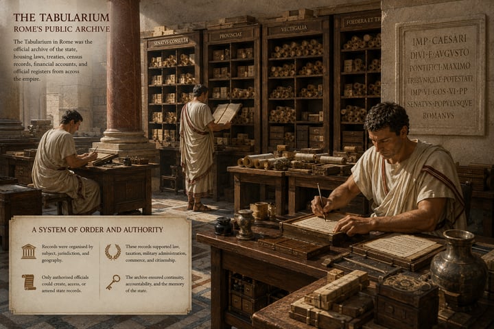 The Tabularium, Rome’s Public Archive