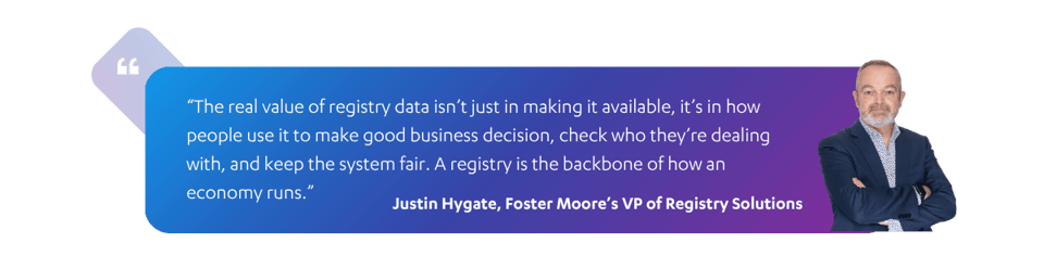 Justin Hygate Quote on Open Registry Data-1