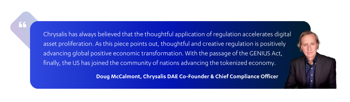 Quote by Doug McCalmont Chrysalis Digital Asset Exchange