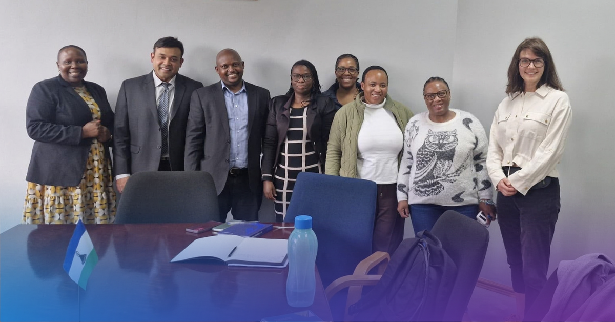 Visit to Lesotho Sumit Poddar and Agnese Abelite Foster Moore