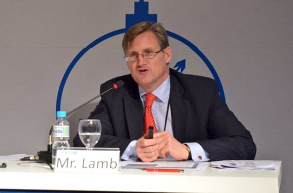 Julian Lamb speaking at CRF 2014 in Brazil 2