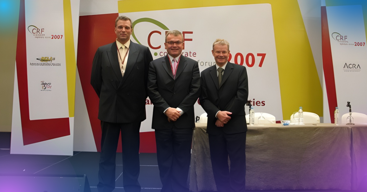 Justin Hygate at CRF 2007 in Singapore