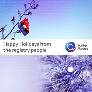 Happy Holidays from Foster Moore.