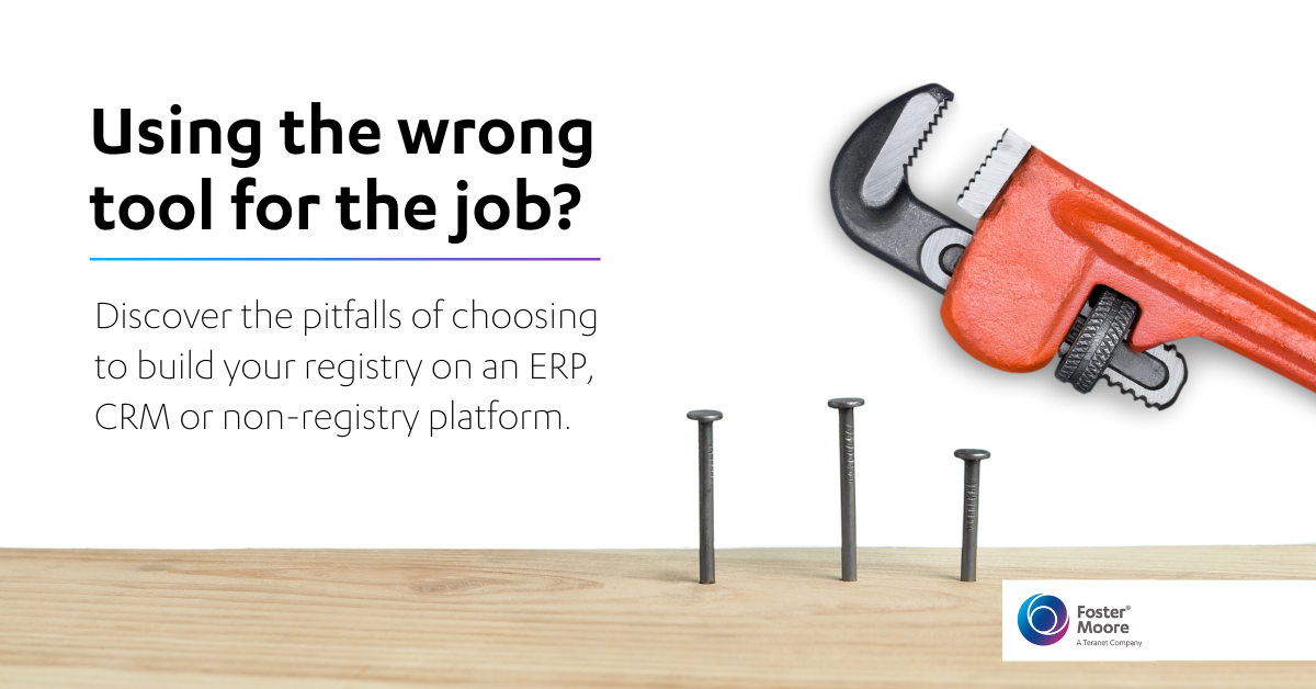 The pitfalls of ERP, CRM and other non-registry platforms